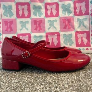 Madden Girl Red Patent Leather Women’s Mary Jane’s